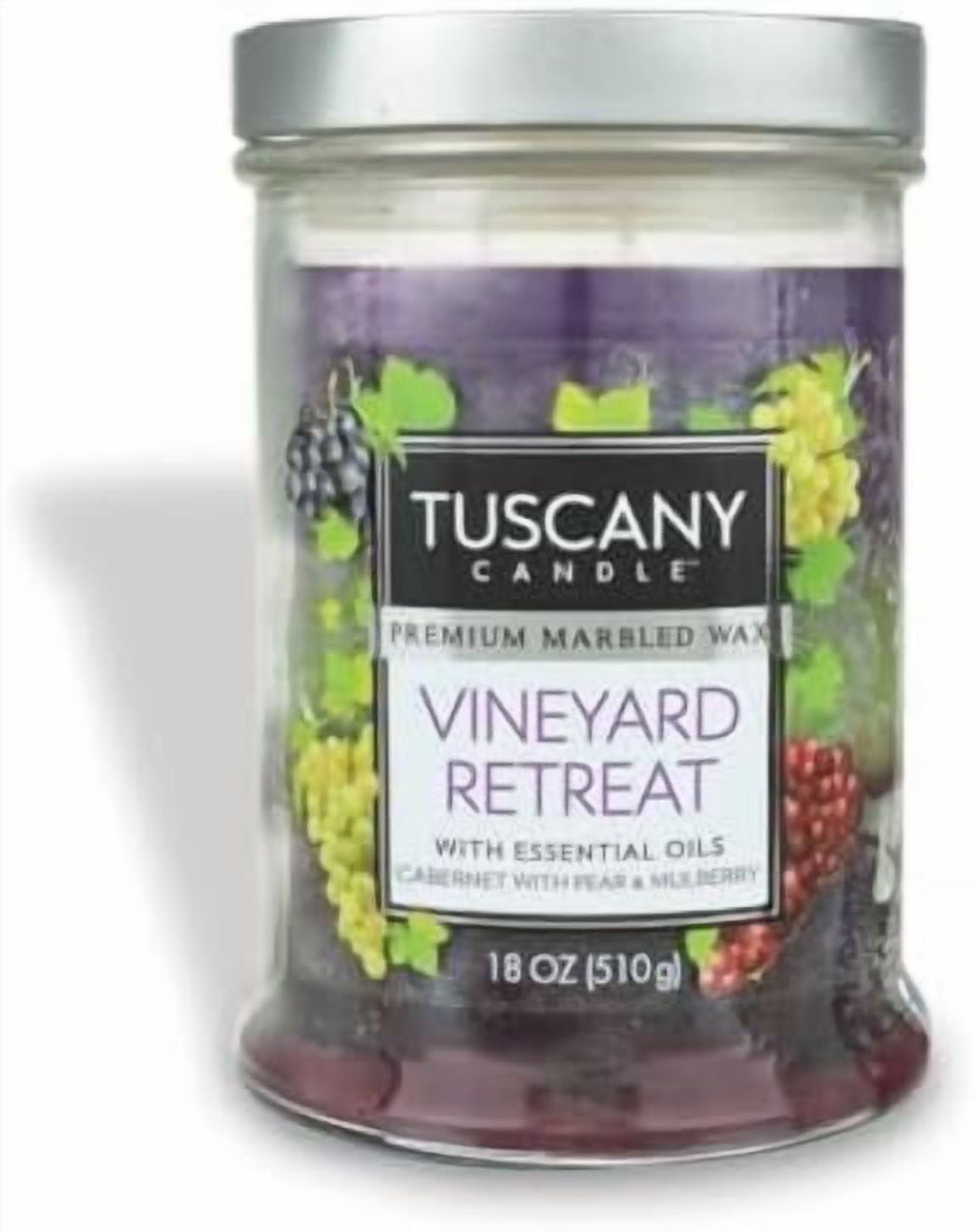 Vineyard Retreat® Long-Lasting Scented Jar Candle, 18 oz$$Home Decor, Kitchen, &amp; Other