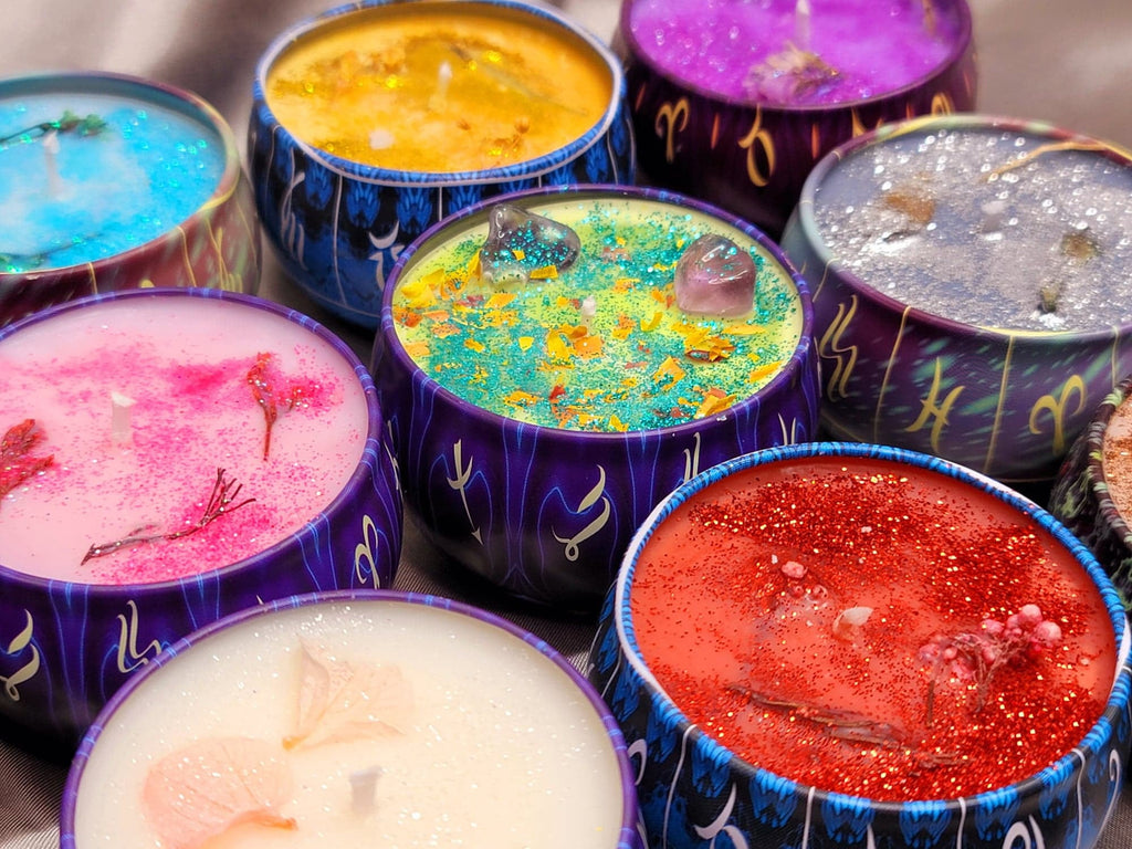 Manifestation Candles For Love, Abundance, Clarity, Spiritual Cleanse, Healing, reiki energy, herbs, and organic soy Wax