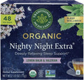 2 x - Traditional Medicinals Organic Nighty Night Extra Tea With Valerian Root for Relaxation, 48 Tea Bags