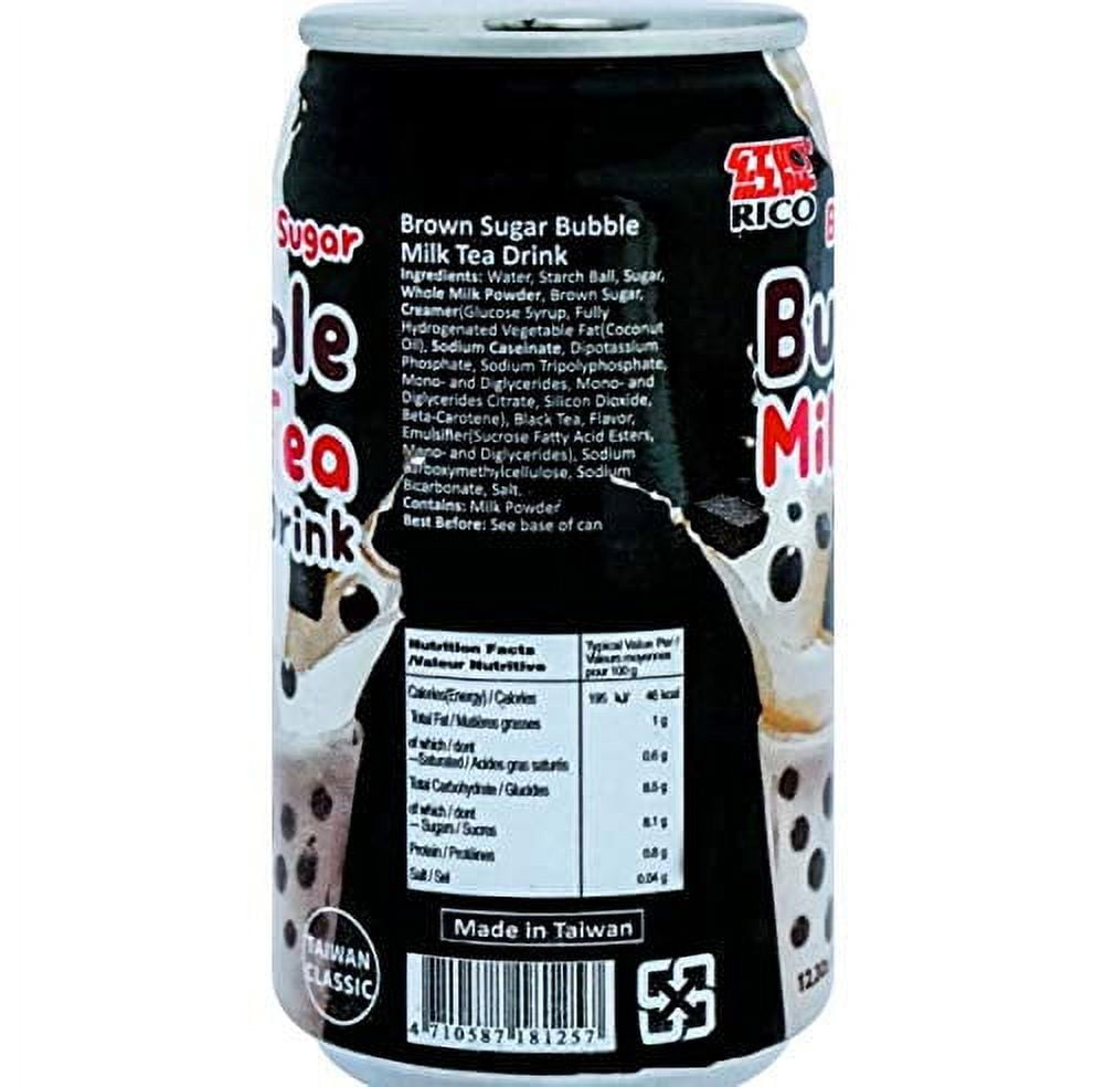 Unbranded Classic Bubble Milk Tea Drink Brown Sugar 24 Count 12.3 oz