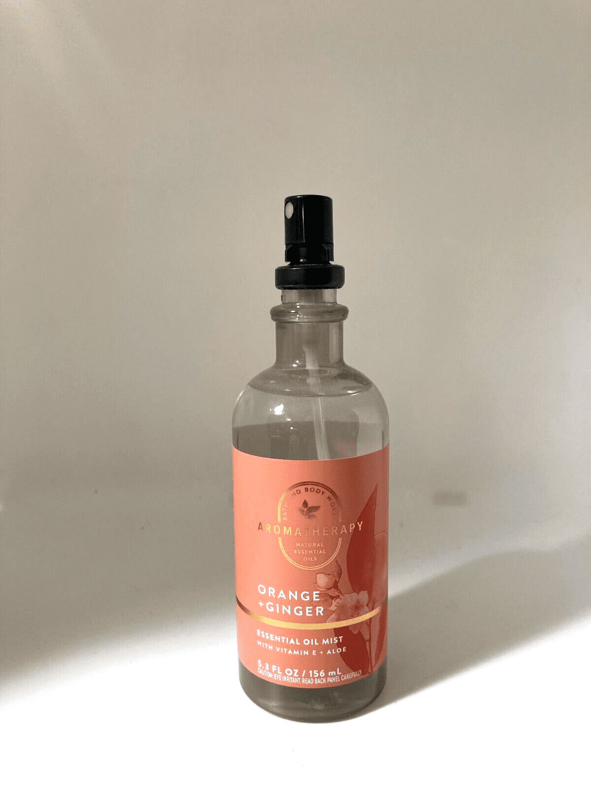 Bath and Body Works Aromatherapy ORANGE + GINGER Essential Oil Mist 5.3 oz