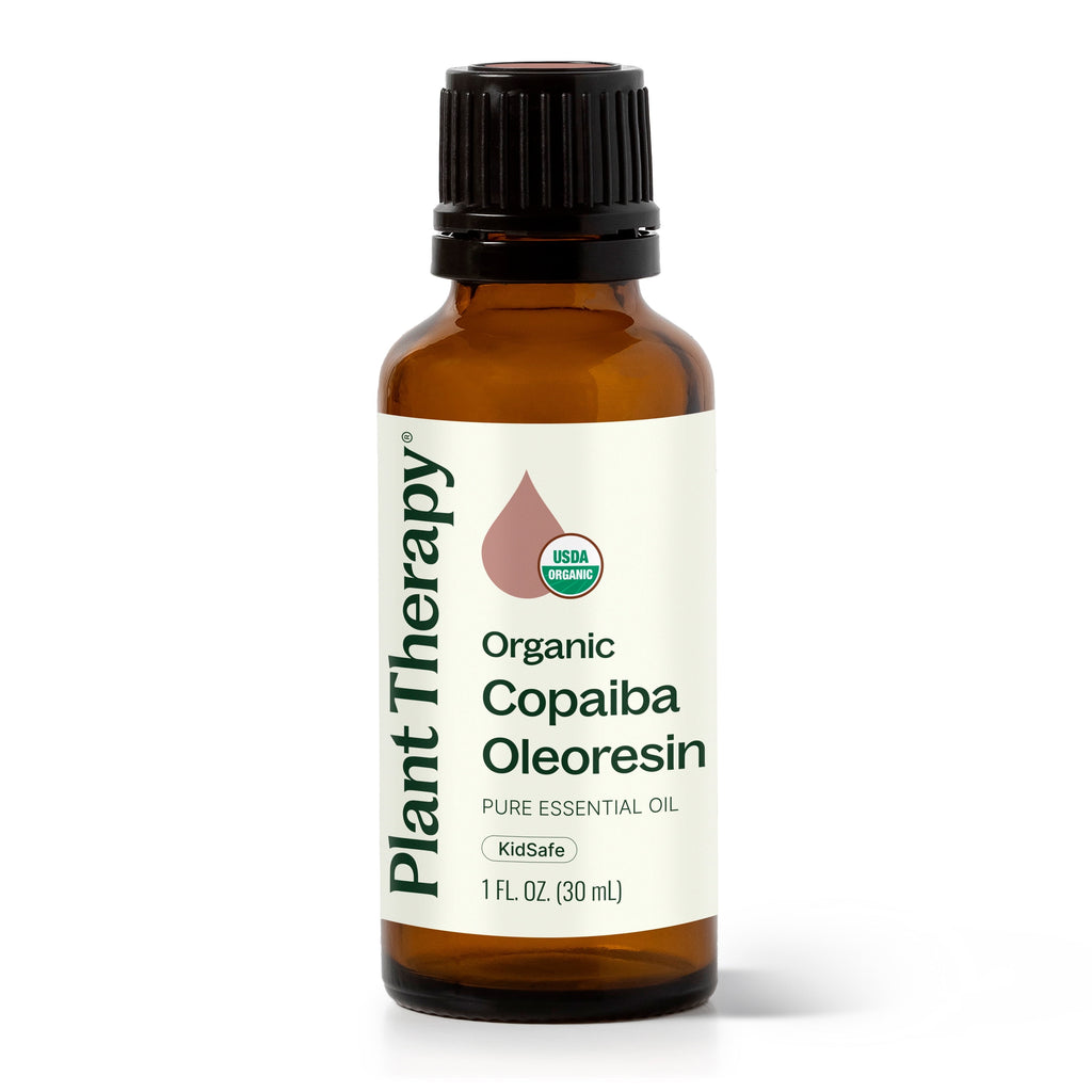 Plant Therapy Copaiba Oleoresin Organic Essential Oil 100% Pure, Undiluted, Natural Aromatherapy, Therapeutic Grade 30 mL (1 oz)