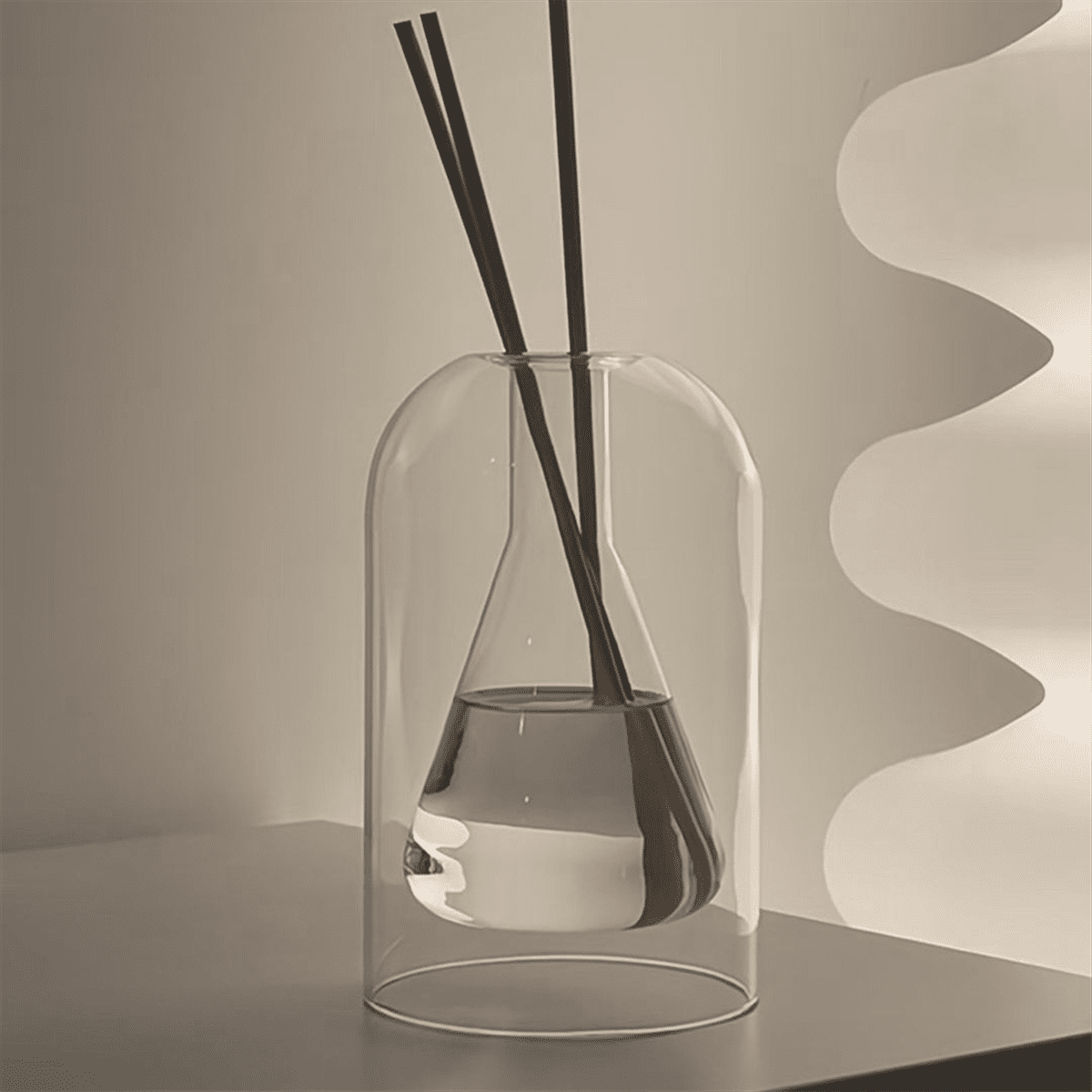 Storage Containers Diffuser Bottles Aromatherapy Diffuser Bottle Modern Diffuser Glass Bottle Essential Oil Organizers,A