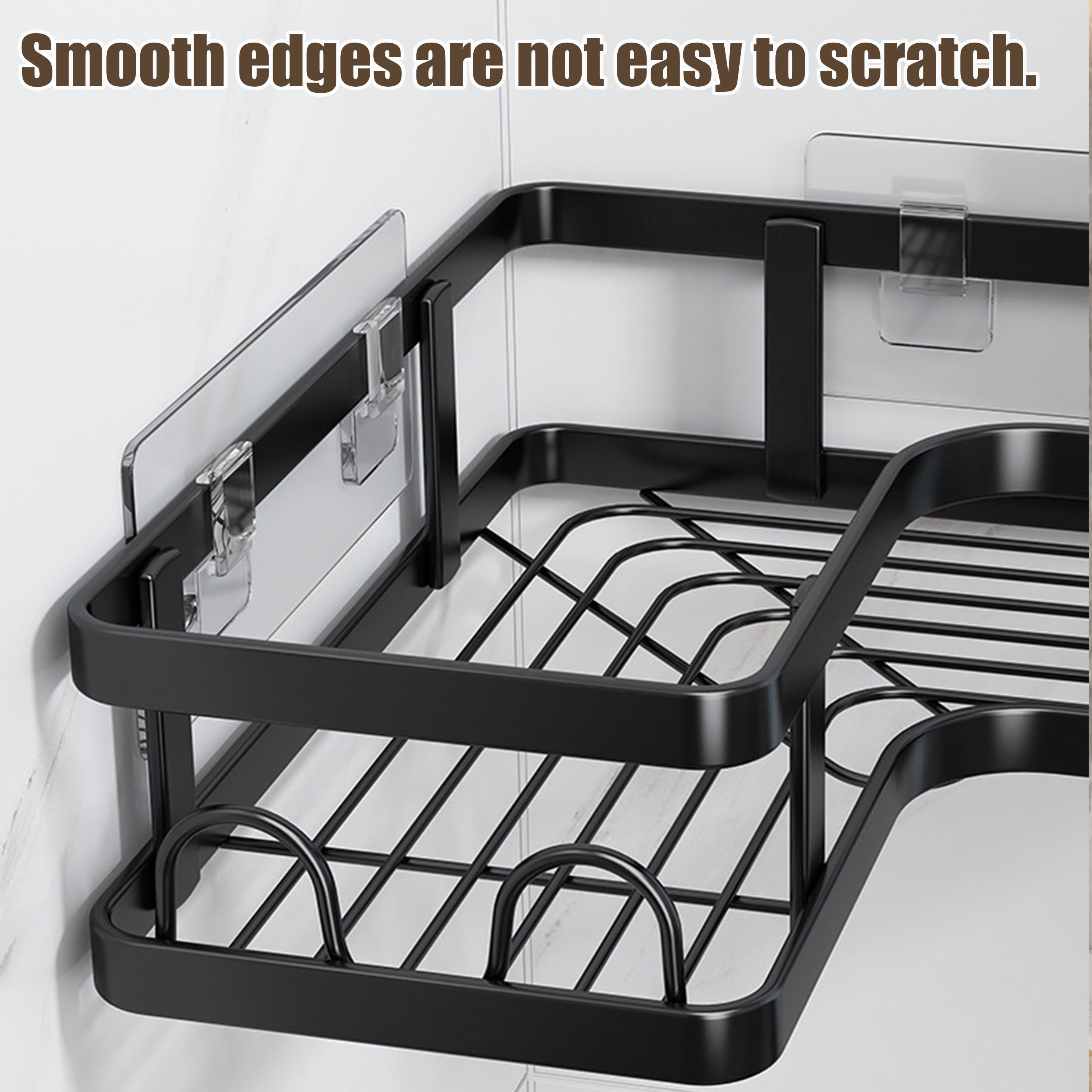 Shower Caddy, 5 Pack Rustproof Stainless Steel Bath Organizers With Large Capacity, No Drilling Shelves for Bathroom Storage &amp; Home Decor