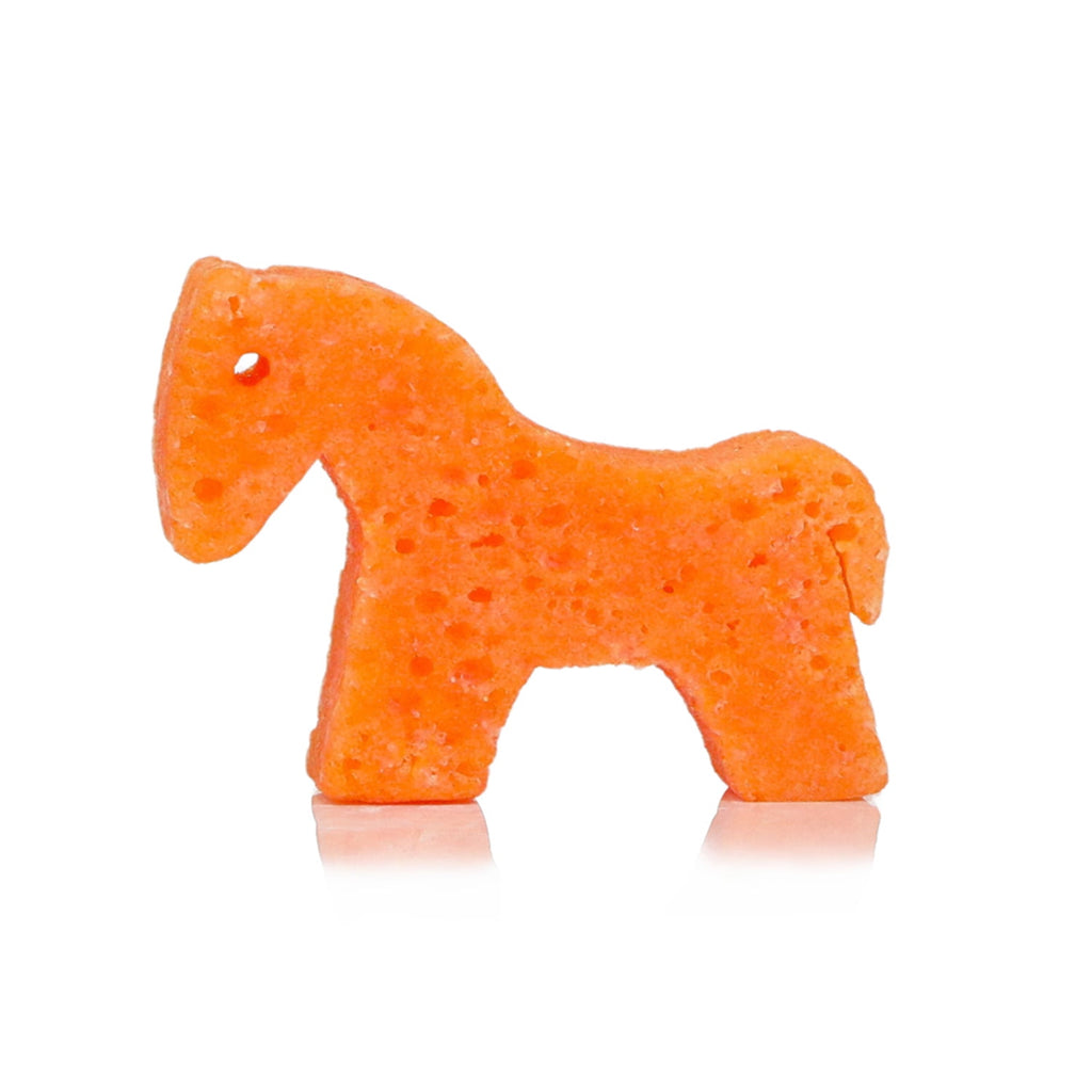 SPONGELLÉ Farm Animals, Kids Cleansing Sponge with Built-In Body Wash, Henry Horse