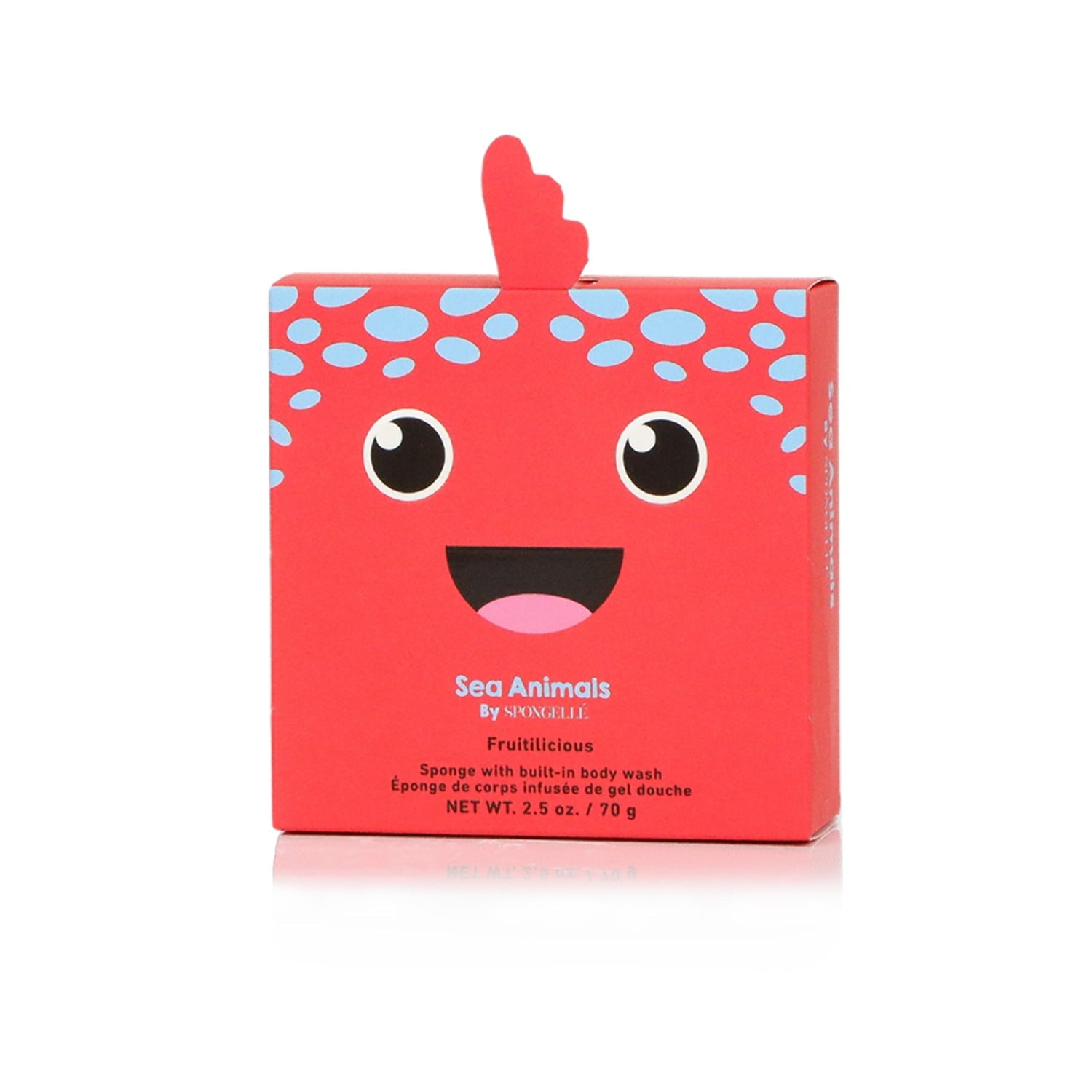 SPONGELLÉ Farm Animals, Kids Cleansing Sponge with Built-In Body Wash, Henry Horse