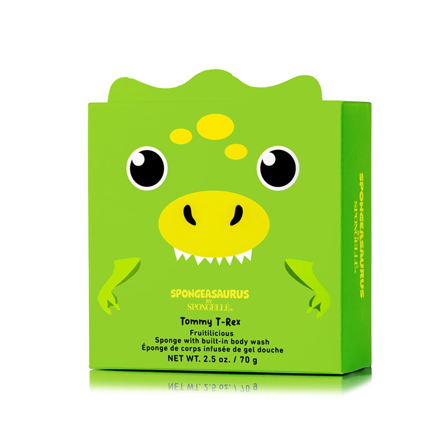 SPONGELLÉ Farm Animals, Kids Cleansing Sponge with Built-In Body Wash, Henry Horse