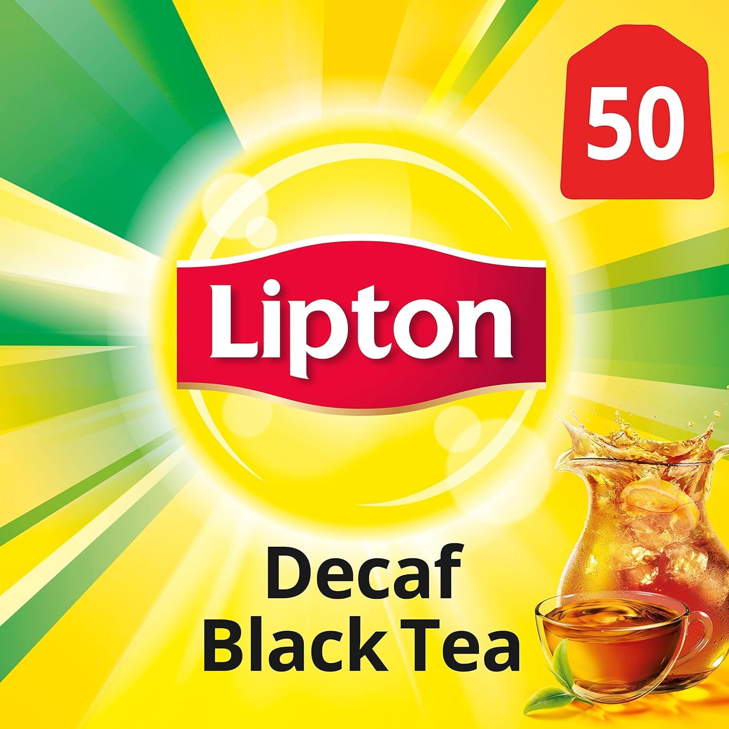 2pcs Black Tea Bags Decaffeinated 50 ct