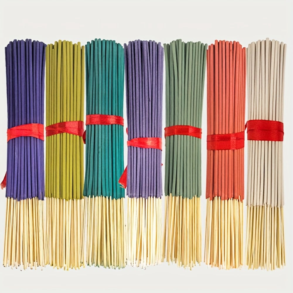 140PCS Incense Sticks (7 Scents: Lavender, Lemongrass, Sage, Eucalyptus, Vanilla, Mint, Cherry Blossom) for Home, Yoga &amp; Meditation