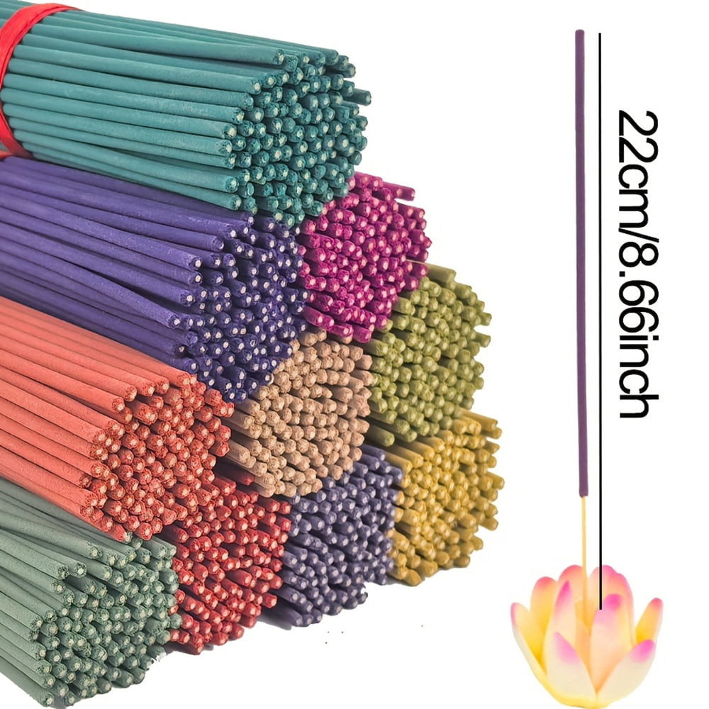 140PCS Incense Sticks (7 Scents: Lavender, Lemongrass, Sage, Eucalyptus, Vanilla, Mint, Cherry Blossom) for Home, Yoga &amp; Meditation