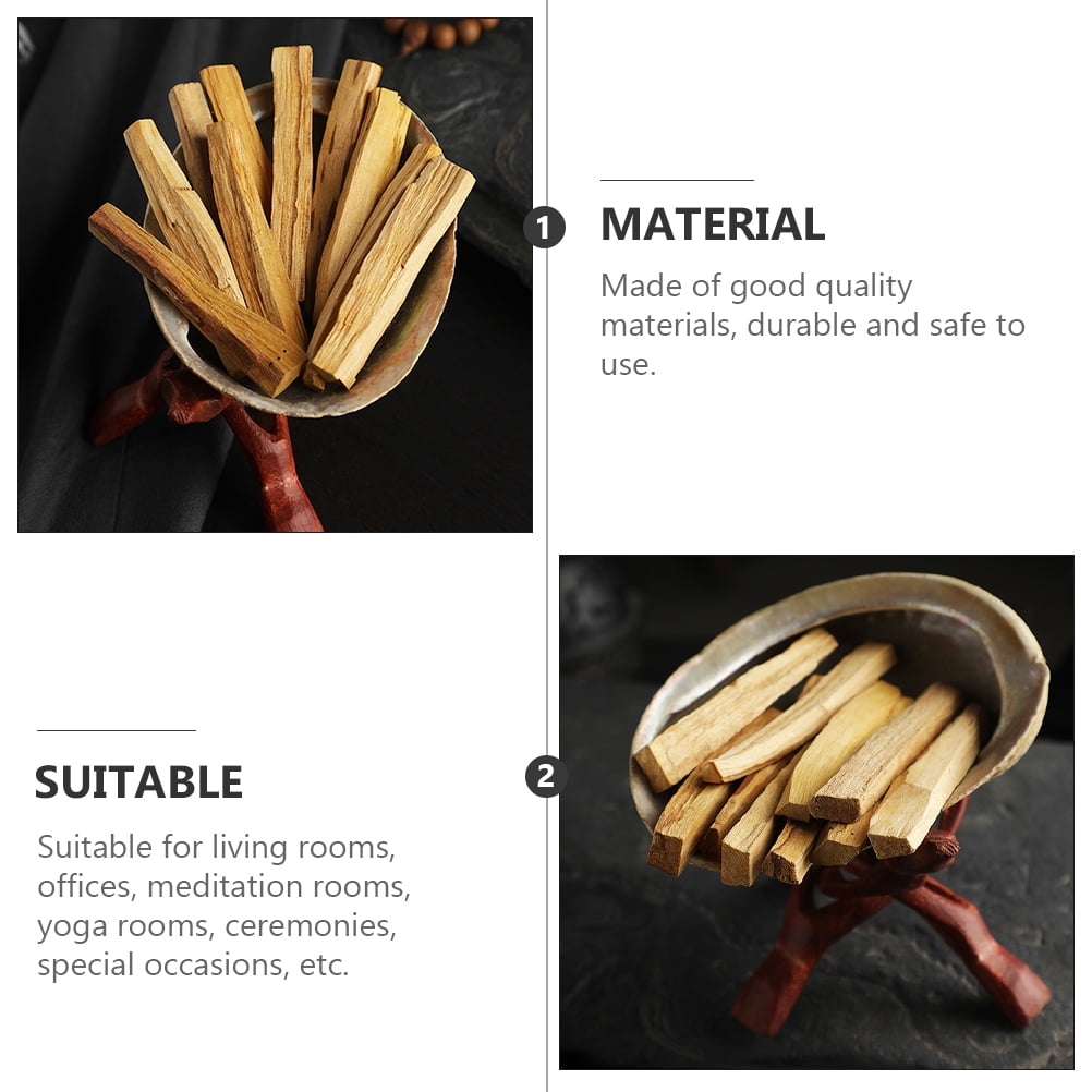 unbranded  4 Pcs Incense Holder Burning Sage Peruvian Holy Wood Smudging Sticks