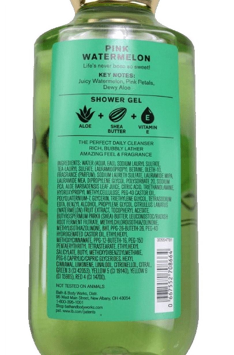 Bath &amp; Body Works PINK WATERMELON Shower Gel 10 oz fl /295 ml * NEW *