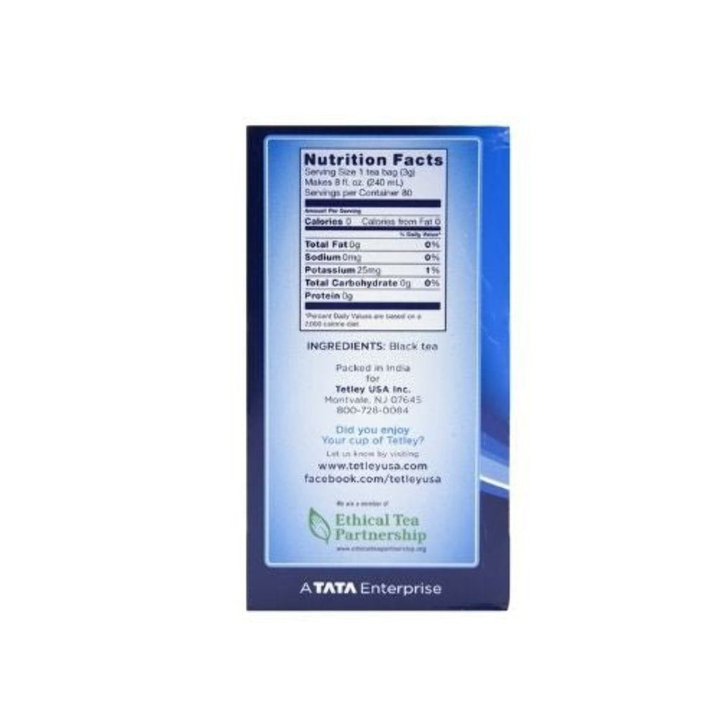 Tetley Masala Flavored Tea Bags 72Ct