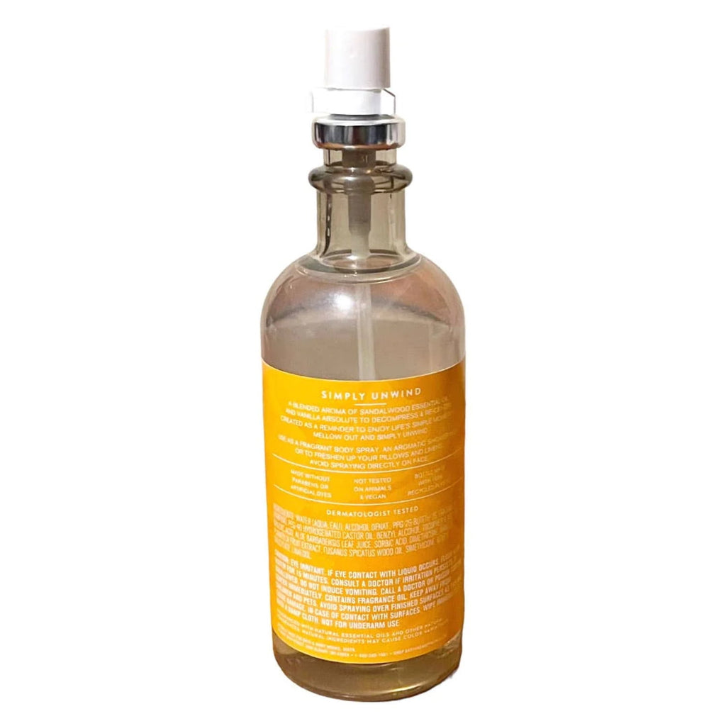 Bath  Body Works Sandalwood Vanilla Essential Oil Mist
