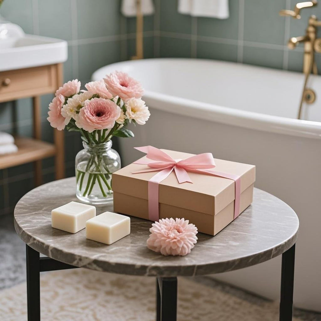 Bamboo Bathtub Caddy Tray for Tub,Expandable Bath Table Trays,Premium Bathroom Accessories for New Home &amp; Mothers Day &amp; Birthday Gifts for Couples