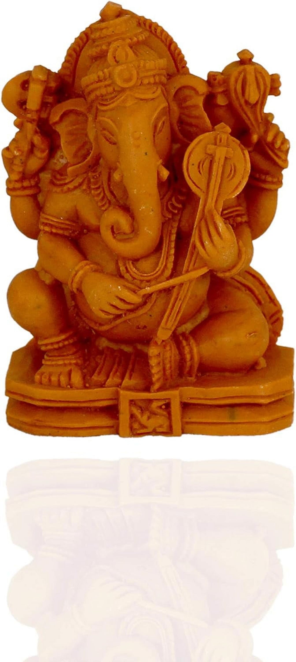 Lord Ganesha Statue Car Dashboard | Hindu Idol God Ganesh ative Sculpture Ganpati Car 2.5 inch