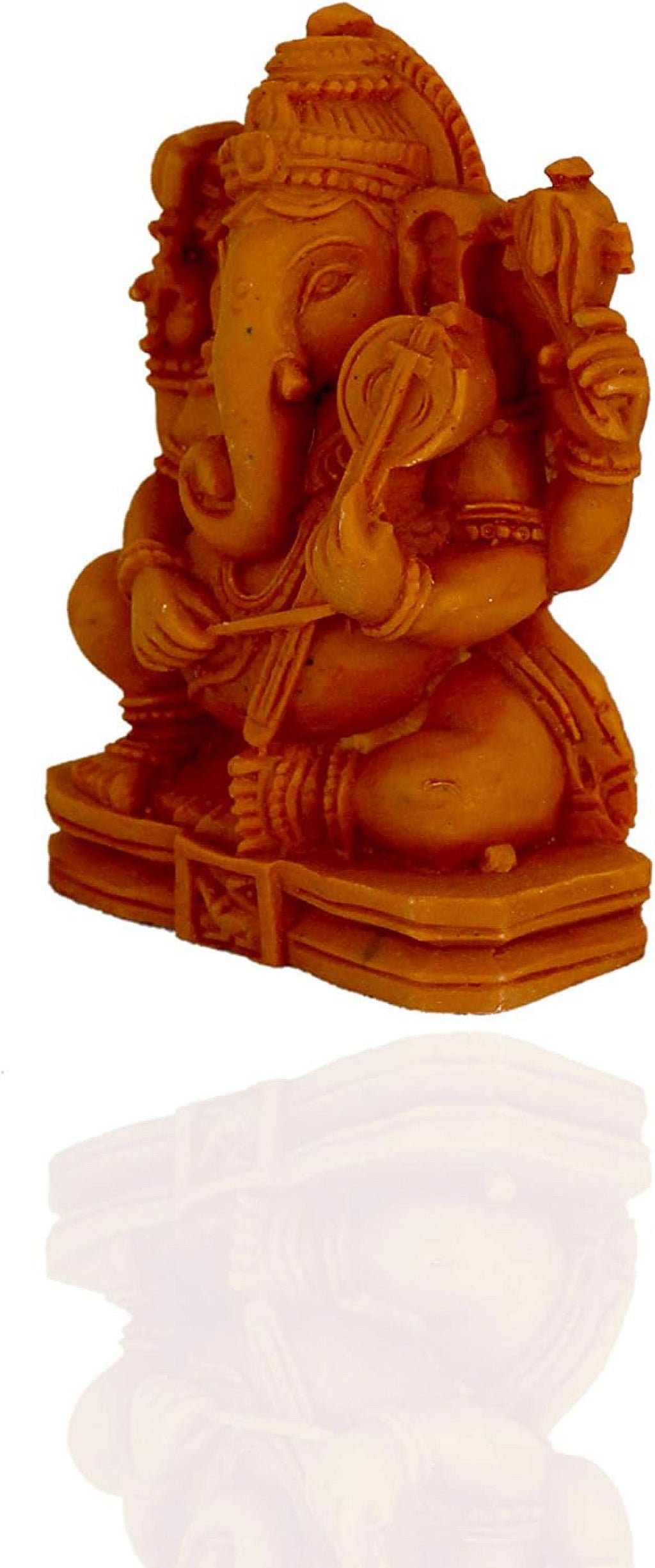 Lord Ganesha Statue Car Dashboard | Hindu Idol God Ganesh ative Sculpture Ganpati Car 2.5 inch