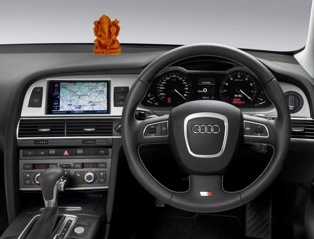 Lord Ganesha Statue Car Dashboard | Hindu Idol God Ganesh ative Sculpture Ganpati Car 2.5 inch