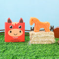 SPONGELLÉ Farm Animals, Kids Cleansing Sponge with Built-In Body Wash, Henry Horse