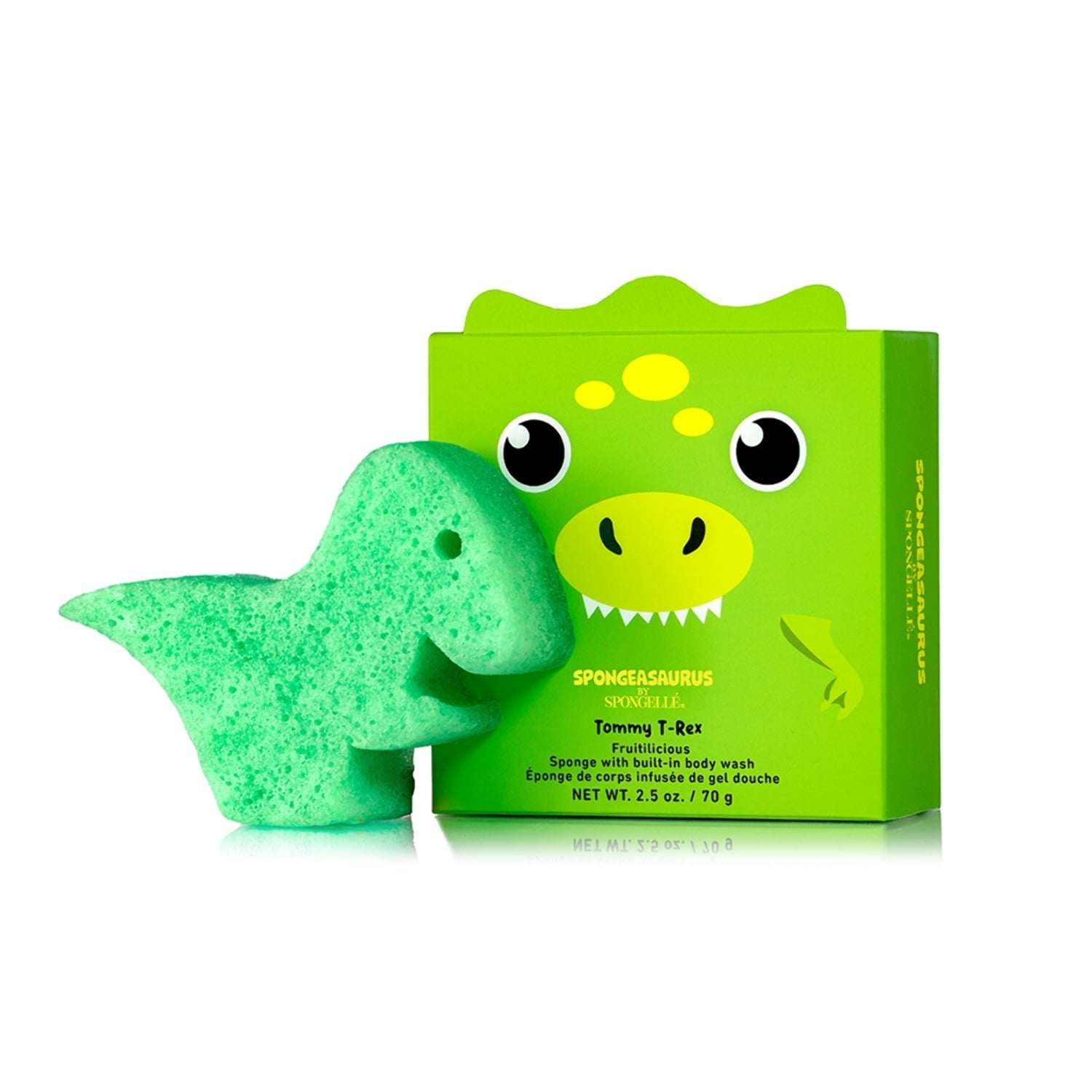 SPONGELLÉ Farm Animals, Kids Cleansing Sponge with Built-In Body Wash, Henry Horse